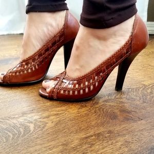 Bakers "Leah" Woven Leather 4" Heels
